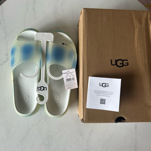 UGG Gradient Blue Slide Sandals - Picture 4 of 4